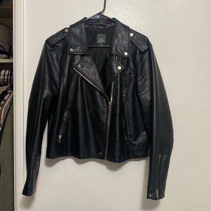 Faux Leather Jacket